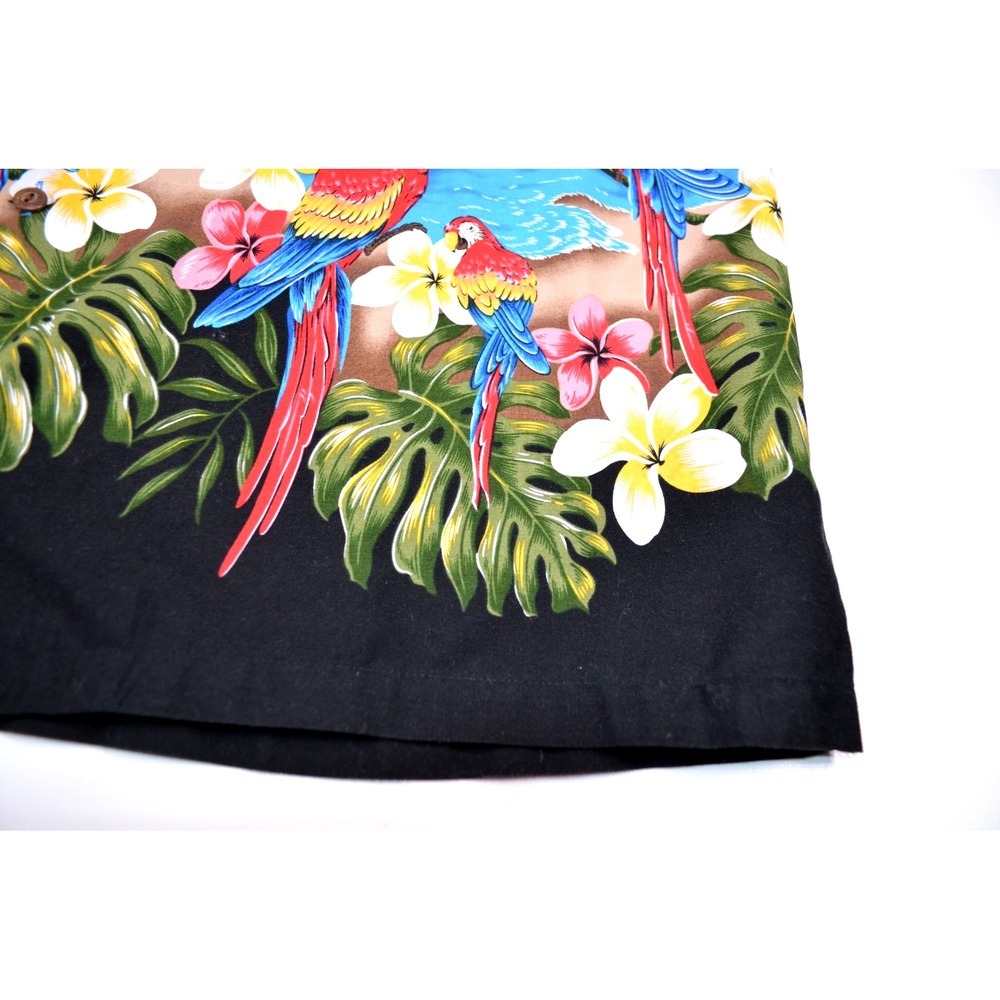 Vintage‎ Pacific Legend Hawaiian Shirt Blue Parrot Print XL EUC - Picture 10 of 16